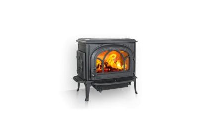 Kominek tradycyjny opalany drewnem - JOTUL F 500 ECO BP ze szprosami, kolor: czarny mat - PROMOCJA