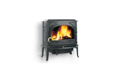 Kominek tradycyjny opalany drewnem - JOTUL F 400 ECO SE  BBE , kolor: granatowoczarna emalia - PROMOCJA