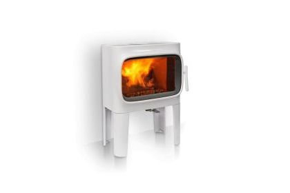 Kominek tradycyjny opalany drewnem - JOTUL F 305 R LL  WHE , kolor: biała emalia - PROMOCJA